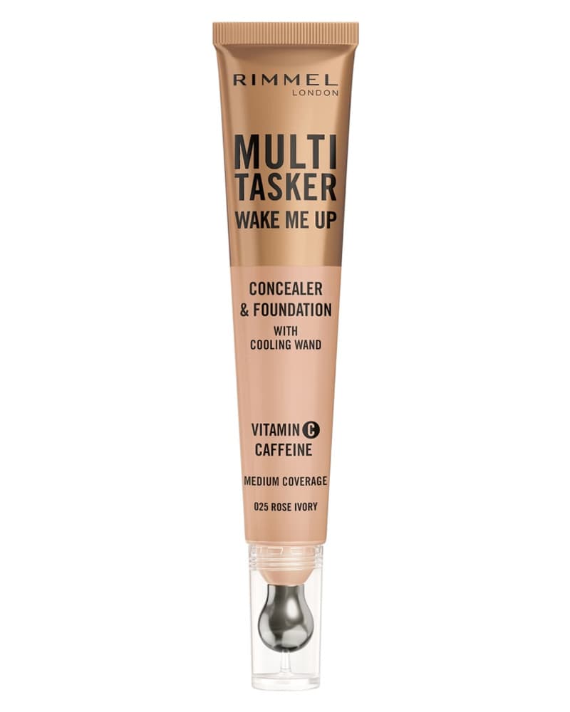 Rimmel London Multi-Tasker Wake Me Up Concealer & Foundation 025 Rose Ivory 20 ml