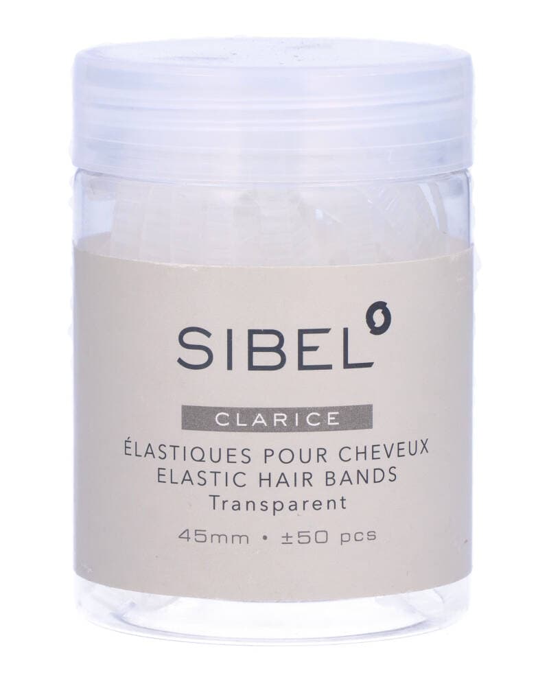 Sibel Clarice Elastic Hair Bands Transparent Art. P005199 50 stk.