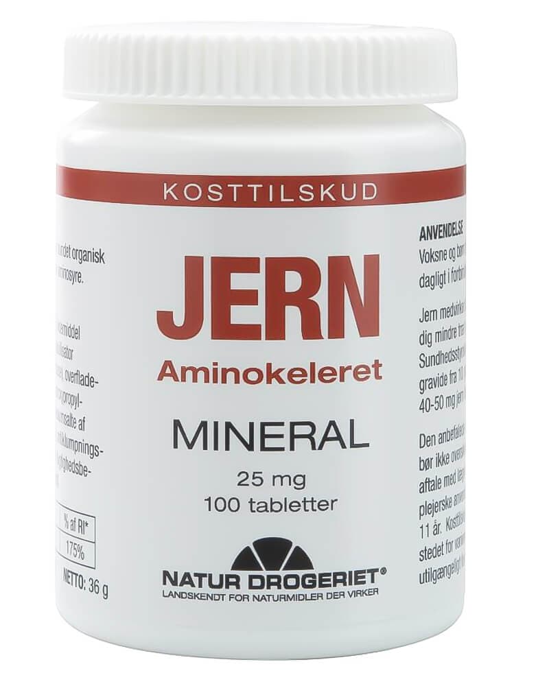 Natur Drogeriet Jern Aminokoleret Mineral 100 stk.