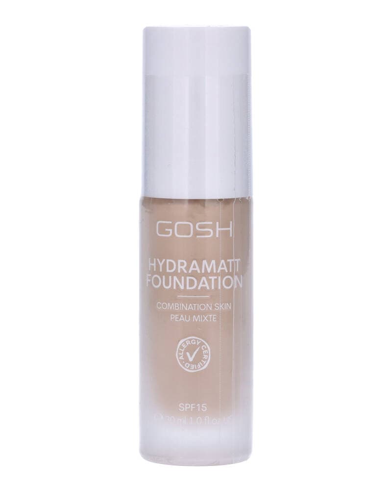 Gosh Hydramatt Foundation Combination Skin Peau Mixte 006N Medium Light 30 ml