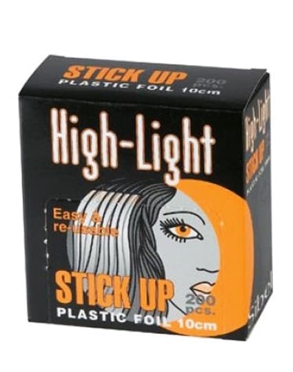 Sibel High-Light Stick Up Orange Plastic Foil 10cm - P002476
