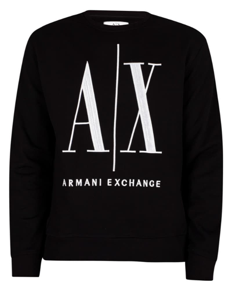 Armani Exchange Man Sweatshirt Black XXL
