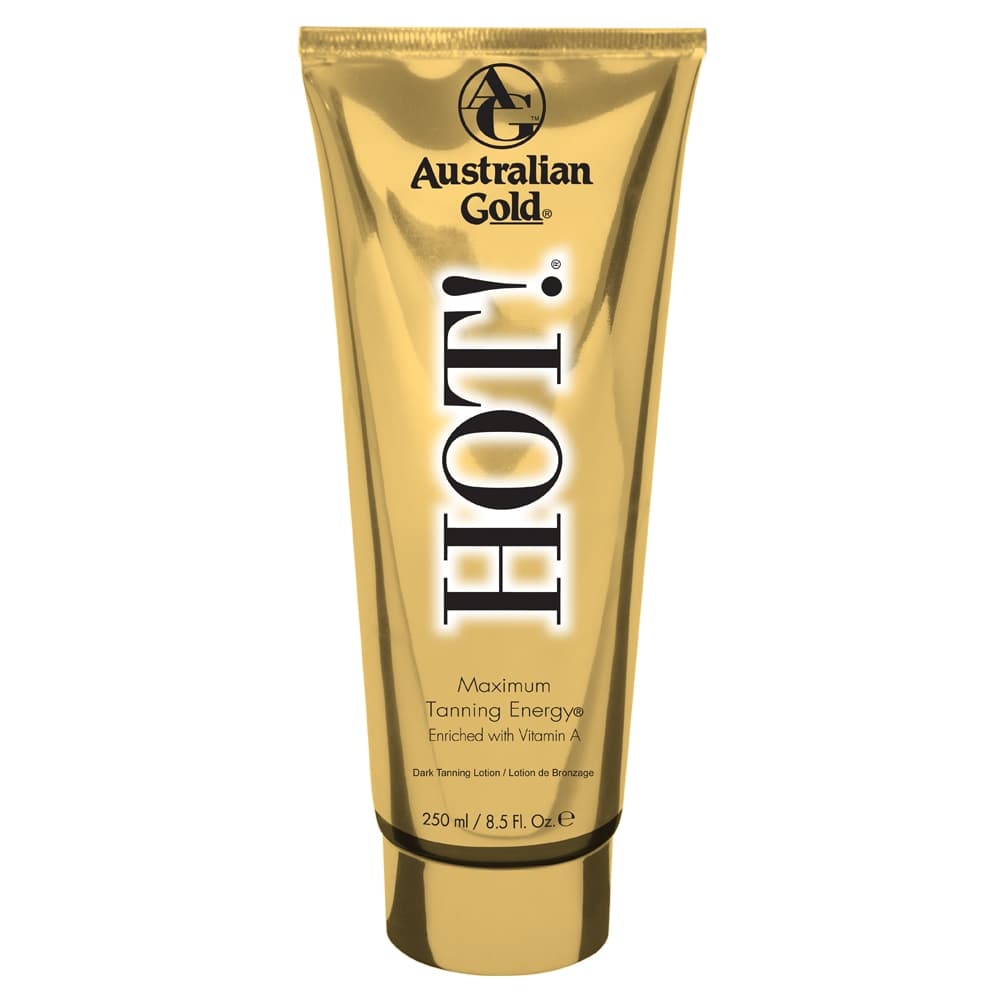 Australian Gold HOT! Maximum Tanning Energy (Guld) 250 ml