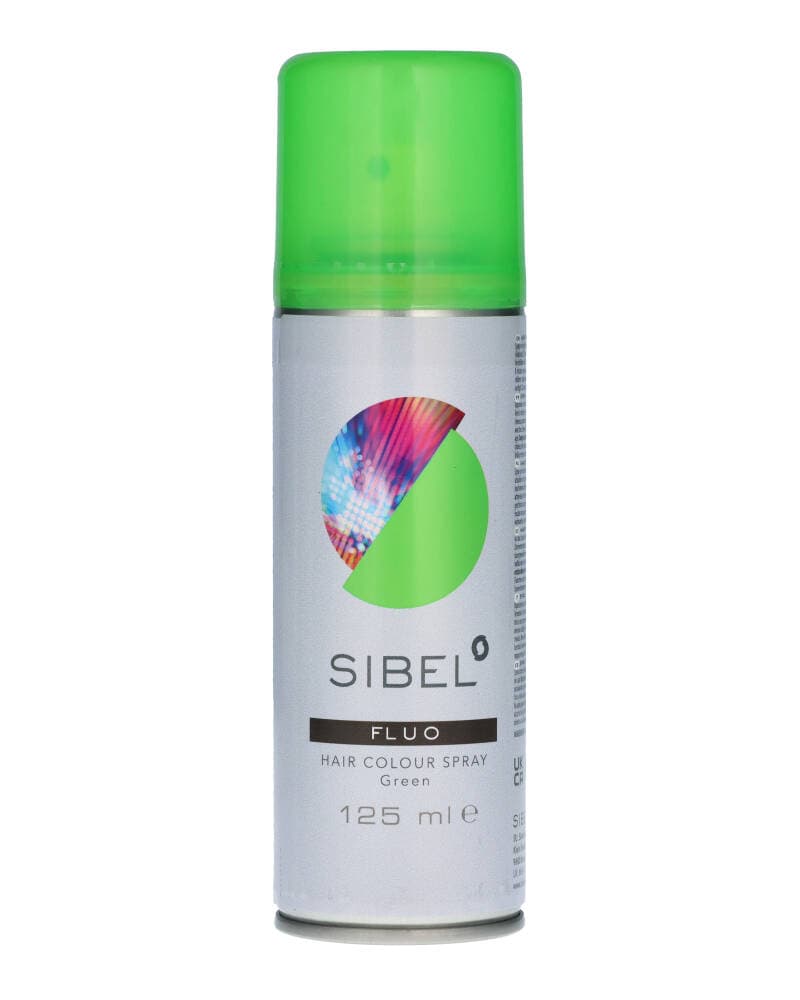 Sibel Fluo Hair Colour Spray Green - Art P001153 125 ml