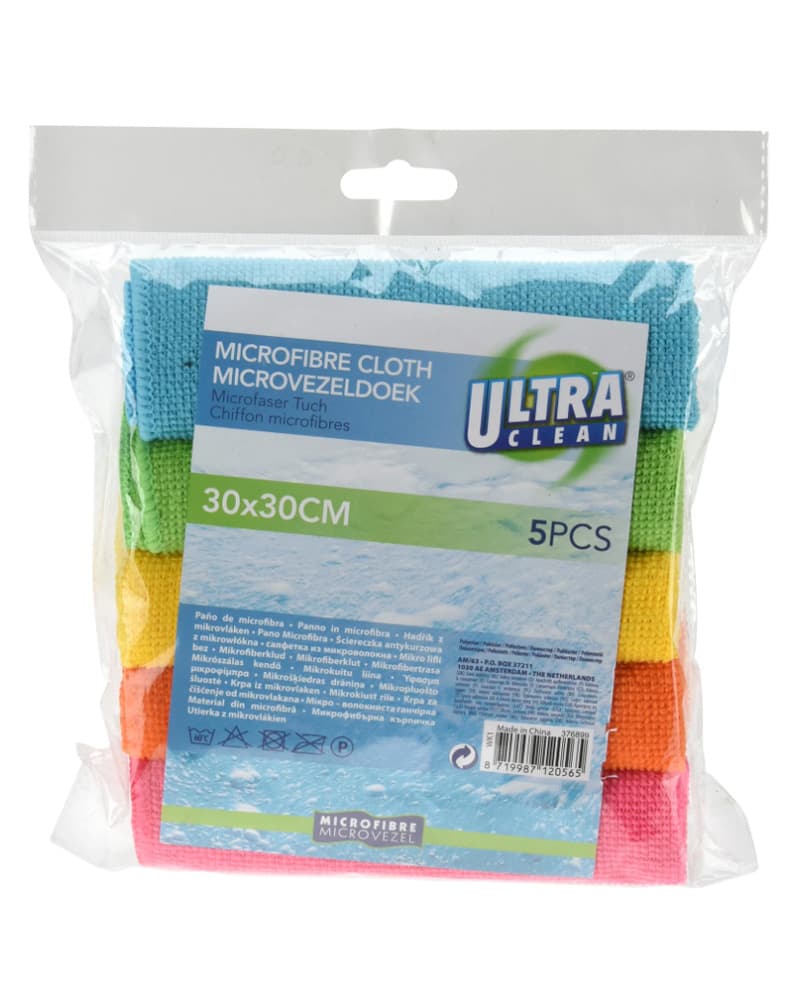 Ultra Clean Microfibre Cloth 5 stk.