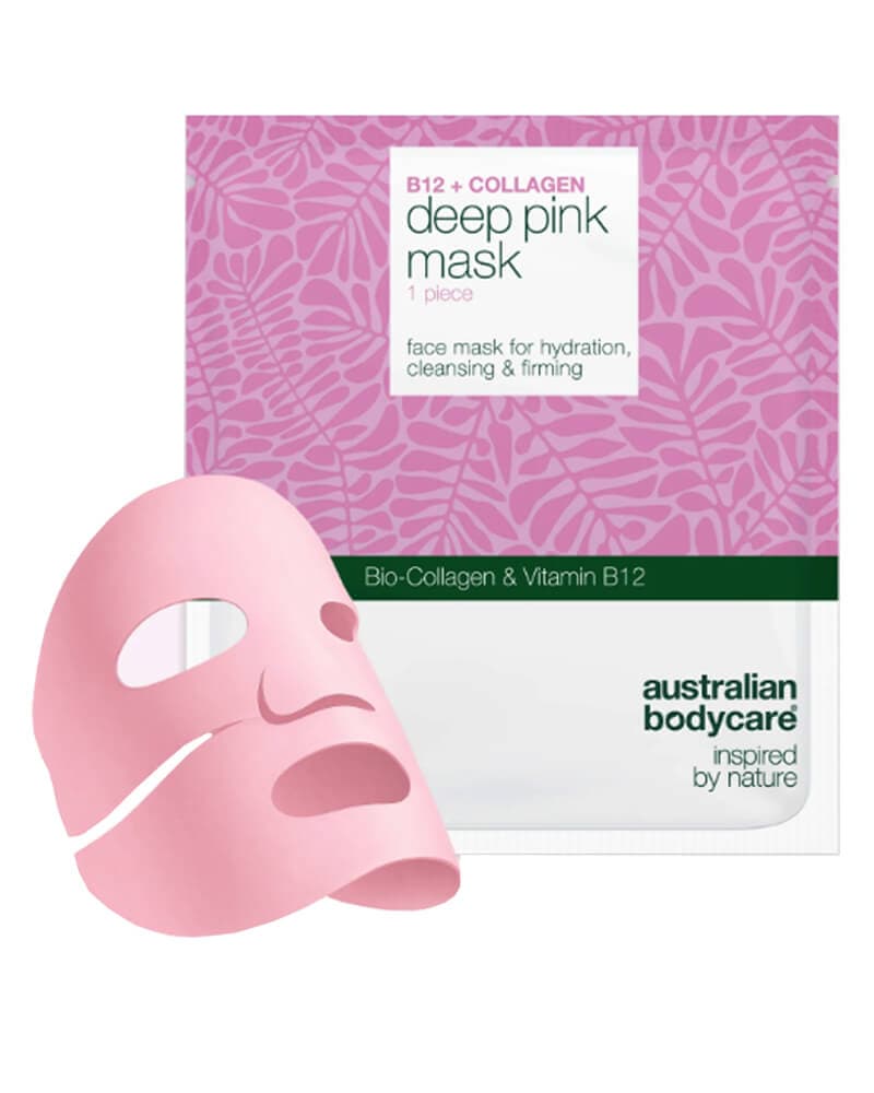Australian Bodycare B12 + Collagen Deep Pink Mask 4 pcs. 4 stk.