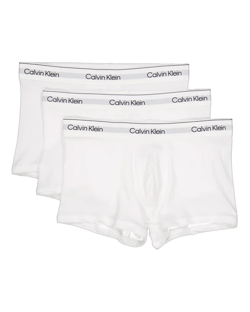 Calvin Klein Modern Cotton Extra-soft Cotton Stretch Trunk 3-Pack Hvid M