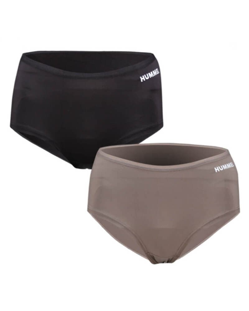 Hummel Smooth Hipster 2-pack Black/Brown XS