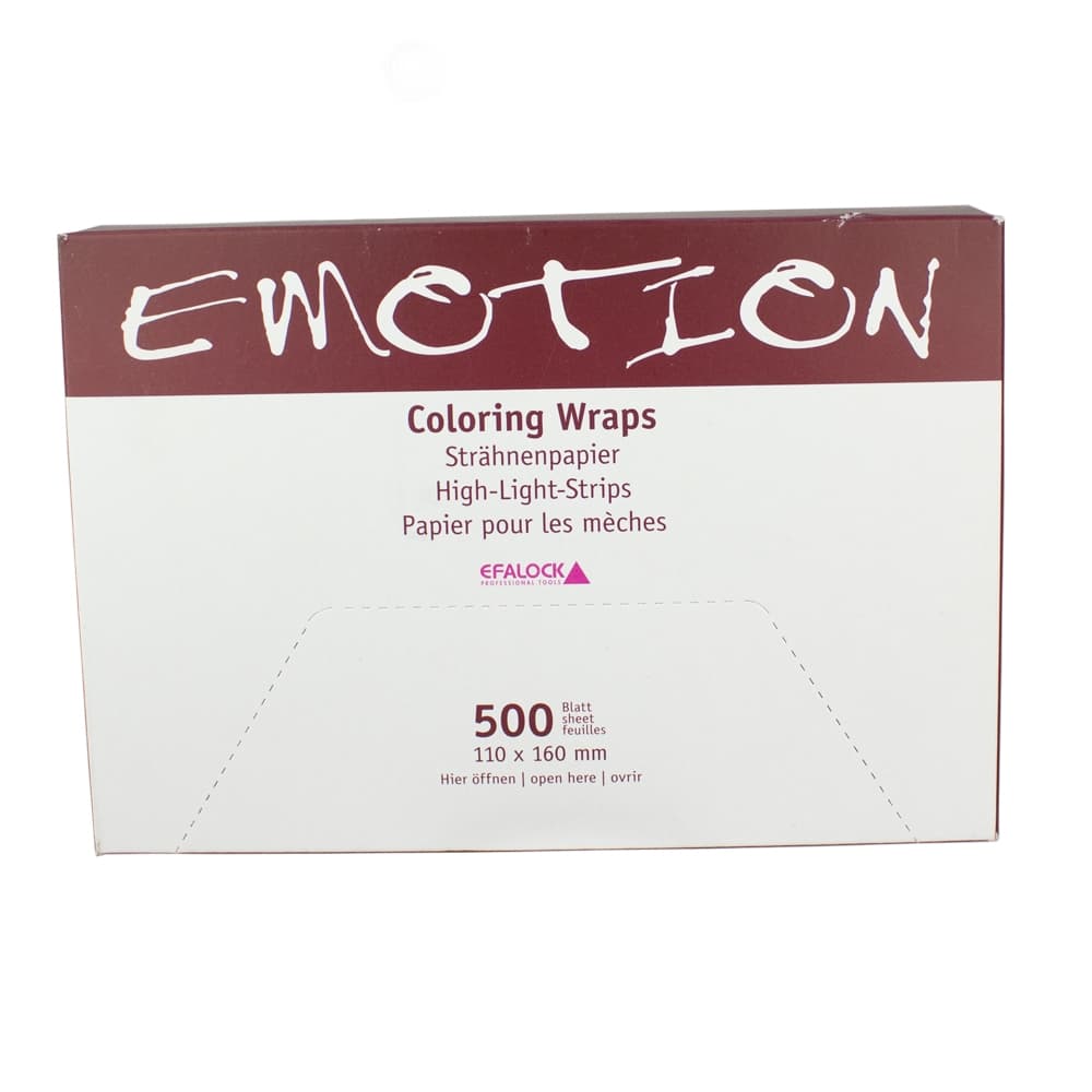 Efalock Emotion Coloring Wraps reflekspapir 110x160 mm 500 stk.