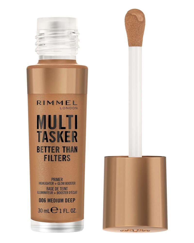 Rimmel London Multi Tasker Better Than Filters Primer Highliger + Glow Booster 006 Medium Deep 30 ml