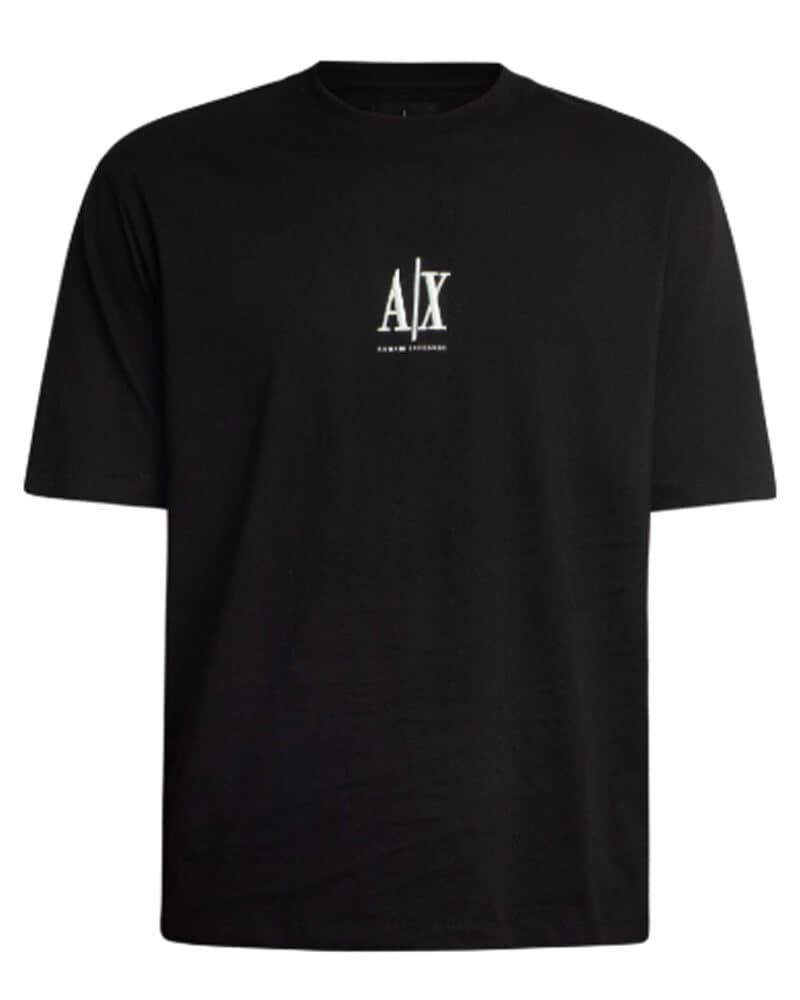 Armani Exchange T-shirt Sort Str. XL
