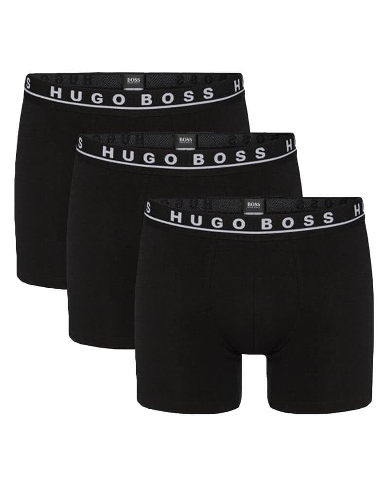 Boss Hugo Boss 3-pack Boxer Brief Black - Str. S 3 stk.