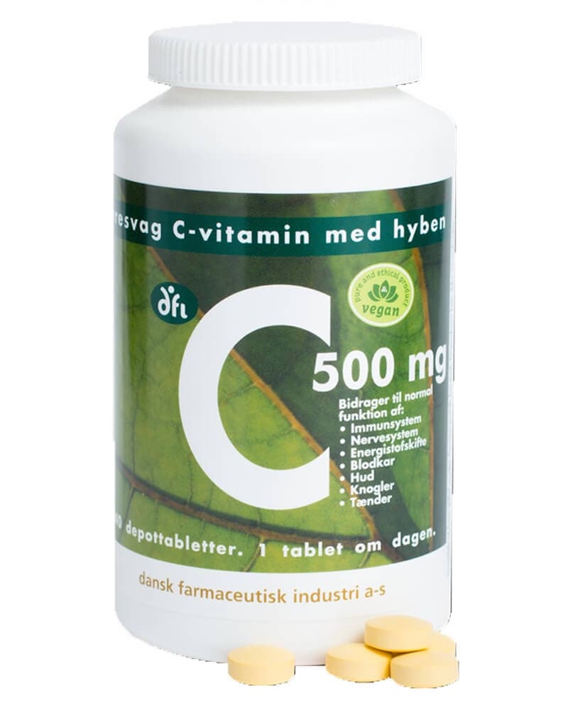 Berthelsen Naturprodukter - C Vitamin med hyben 500Mg 240 stk.
