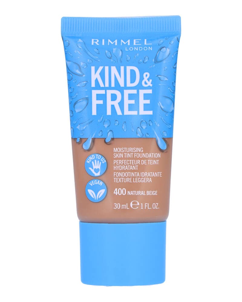 Rimmel London Kind & Free Moisturising Skin Tint Foundation 400 Natural Beige 30 g