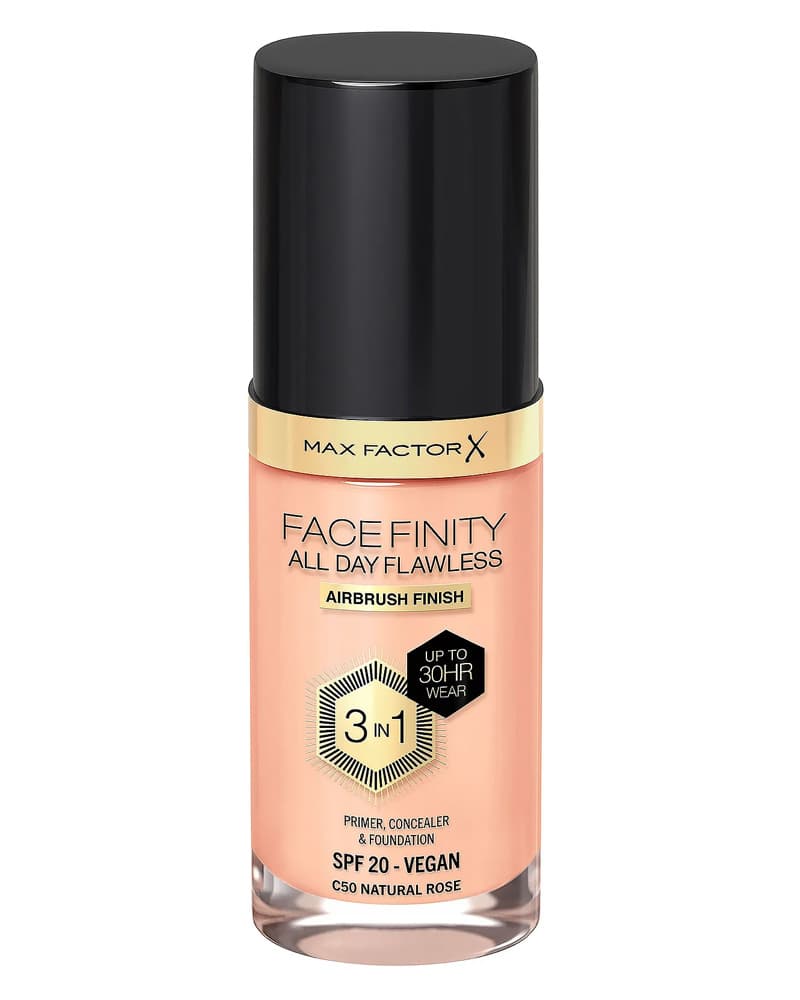 Max Factor Facefinity All Day Flawless 3In1 Foundation C50 Natural Rose 30 ml