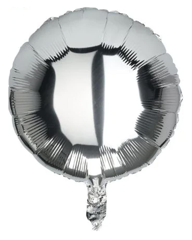 Excellent Houseware 10 stk. Foil Balloons Silver 10 stk.