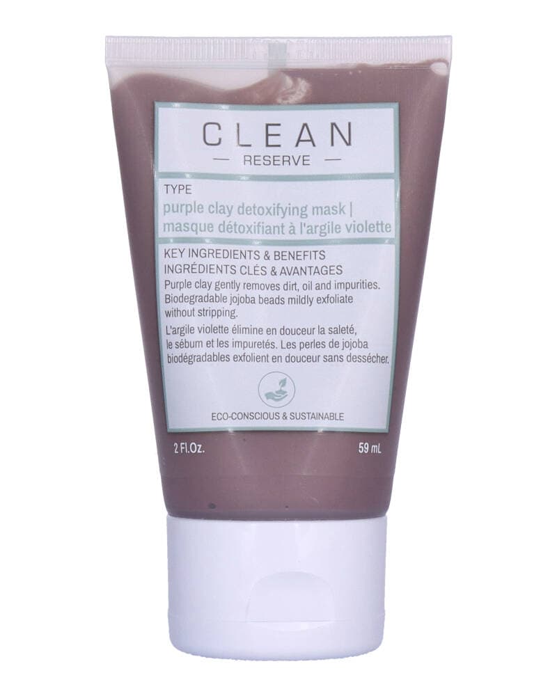 Clean Reserve Hair & Body Purple Clay Detoxifying Mask 59 ml