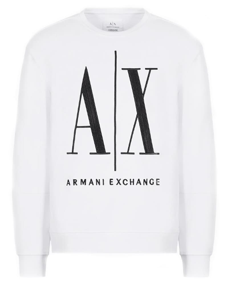 Armani Exchange Man Sweatshirt White XL