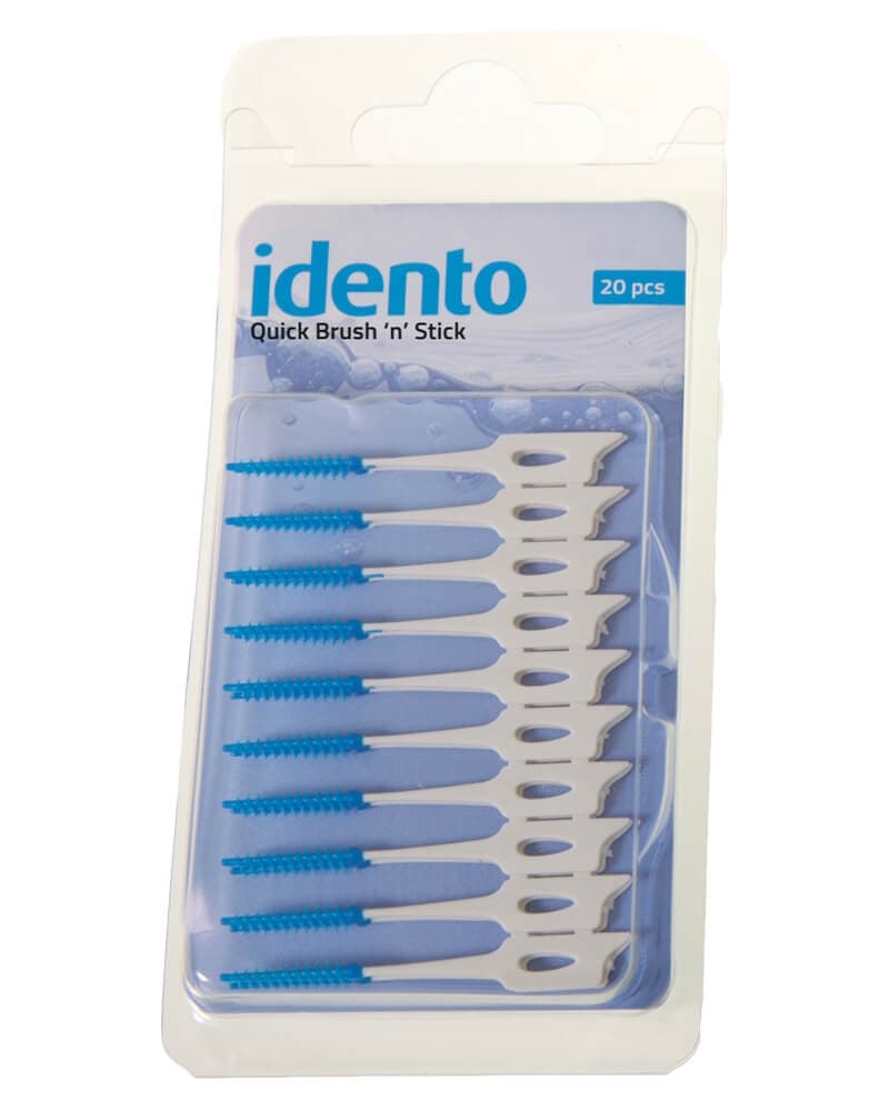 Idento Quick Brush´n´stick (Blå) 20 stk.