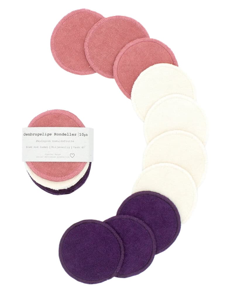 Pargaard Genbrugelige Rondeller Multi Farvet 10 stk.