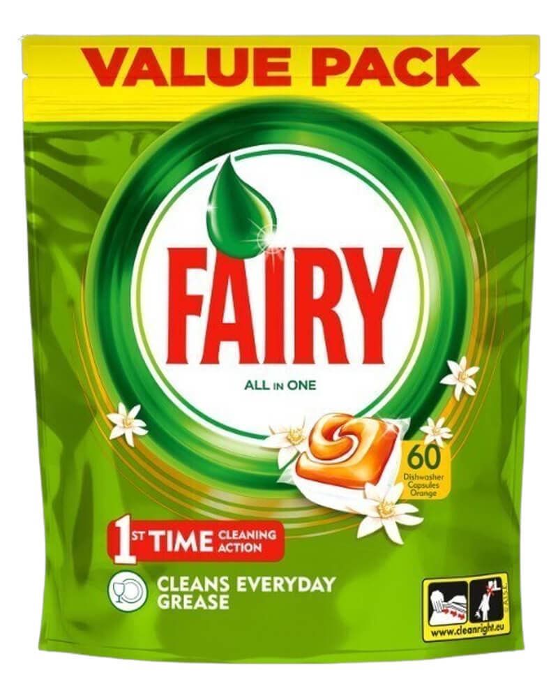 Fairy Opvasketabs All-in-One Orange 60 stk.