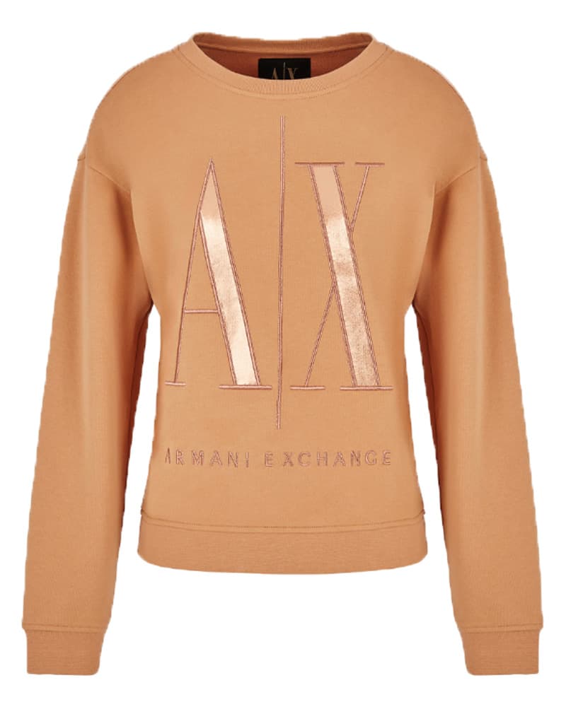 Armani Exchange Woman Sweatshirt Whisky Str. M