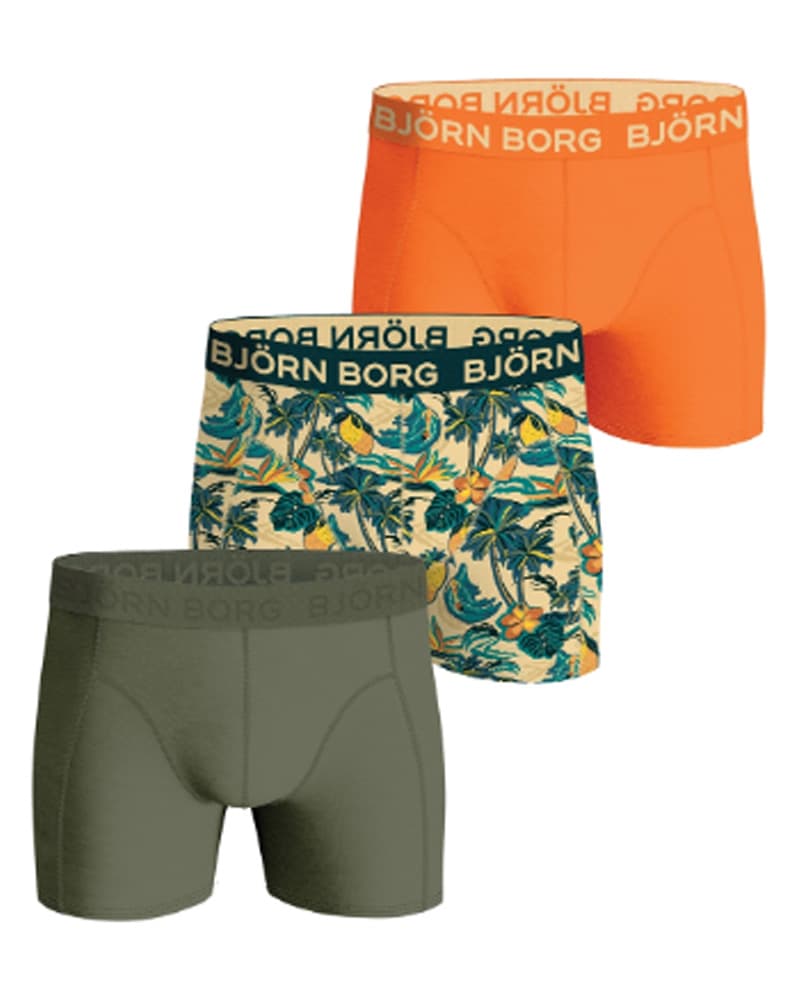 Björn Borg Cotton Stretch Shorts 3-pack Str. XL 3 stk.