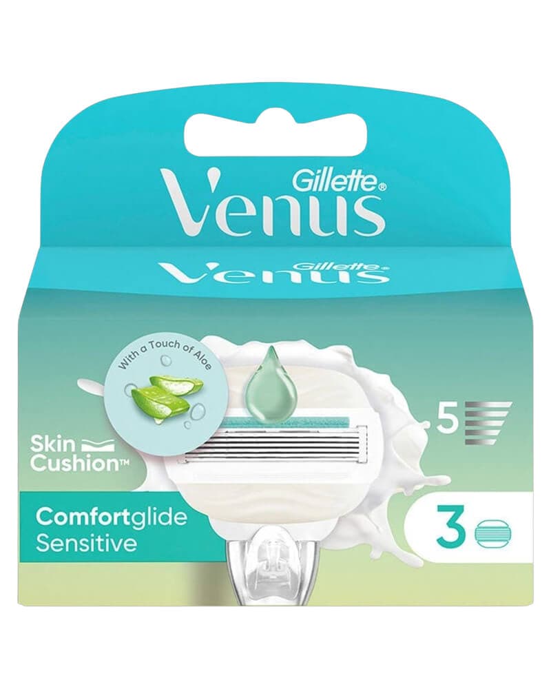 Gillette Venus refill 3 u. 5 blades. Pro Comfortglide sensitive. 3 stk.