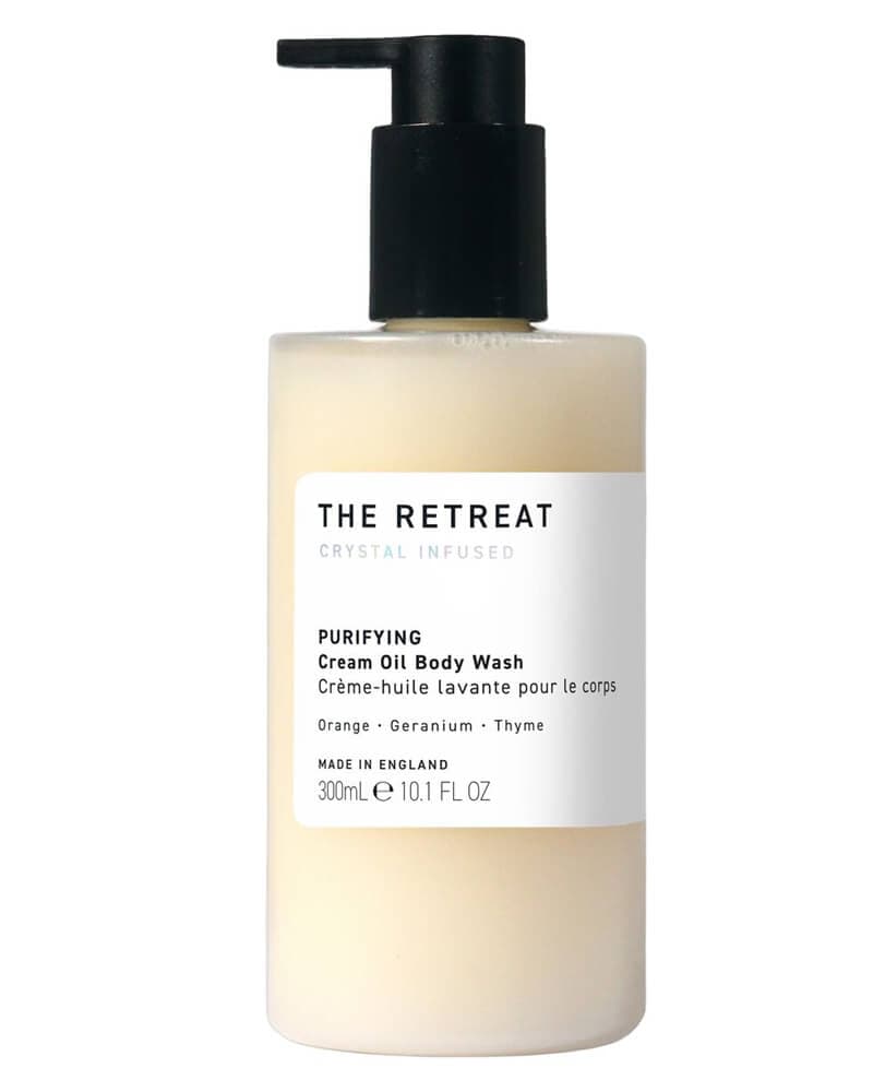 The Retreat Crystal Infused Purifying Cream Oil Body Wash 300 ml