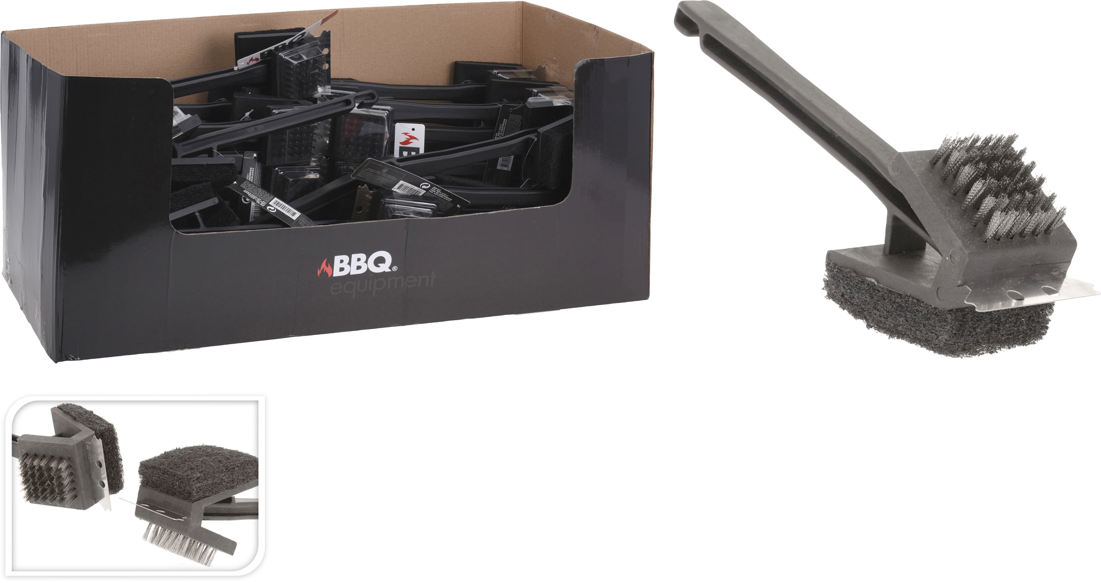 Excellent Houseware BBQ Brush 3-in-1 (U)