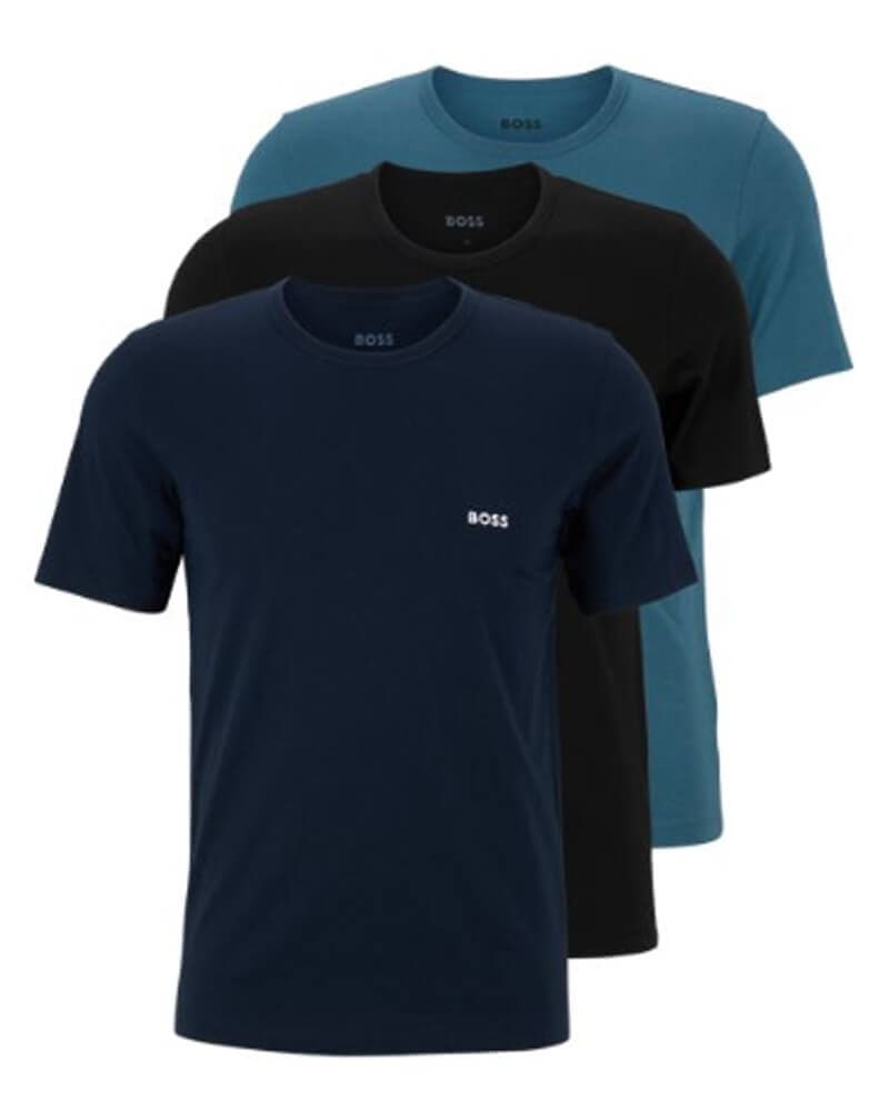 Boss Hugo Boss 3-pack T-Shirt Multi - Size S 3 stk.