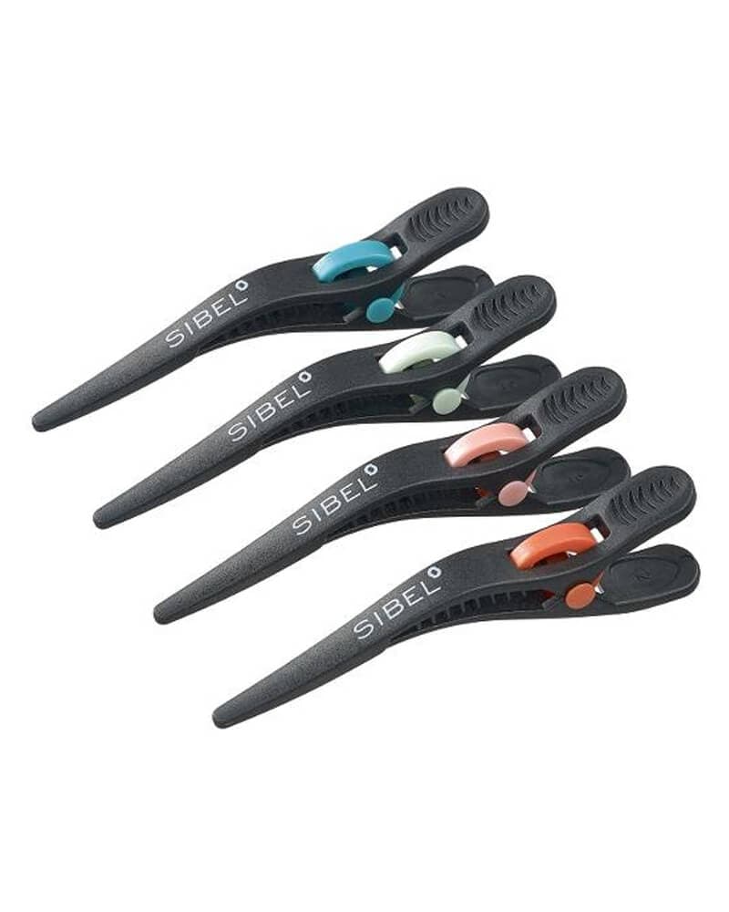 Sibel Bird Separation Hårklemmer 10,5cm - Ref. P001796 4 stk.
