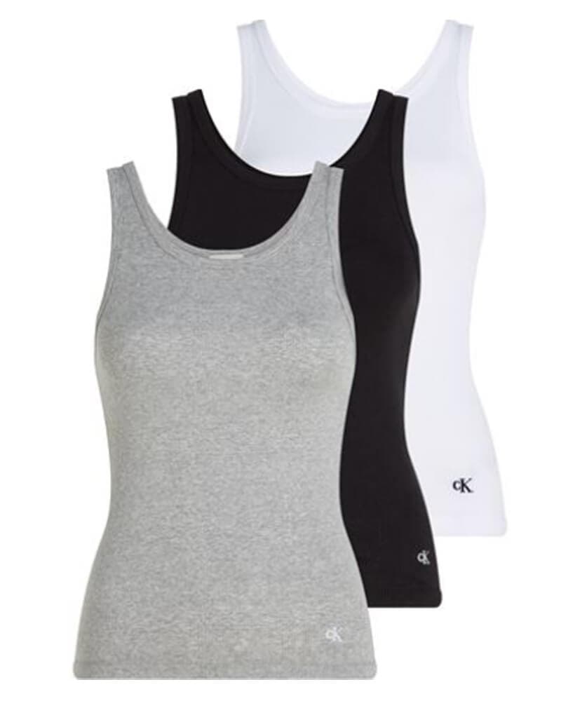 Calvin Klein Scoop Neck Tank Top - M 3 stk.