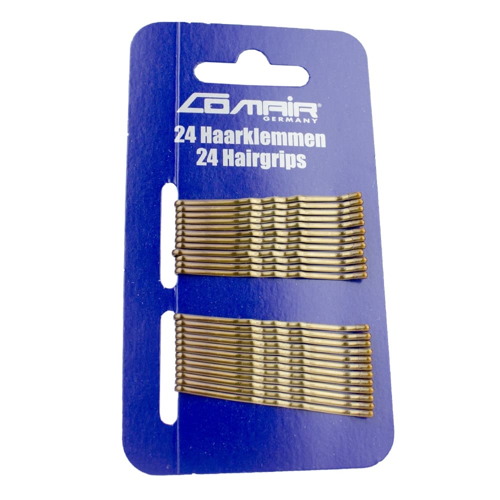 Comair Hårnåle 754000 Brun rillede 24 stk.