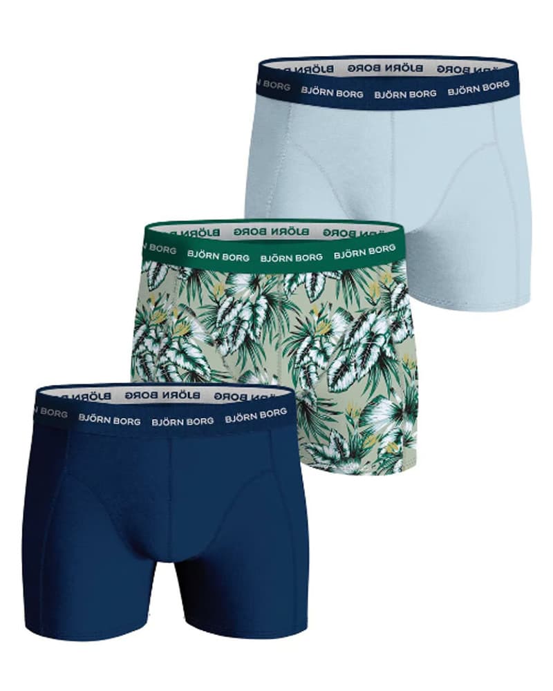 Björn Borg Cotton Stretch Shorts 3-pack Str. XL 3 stk.