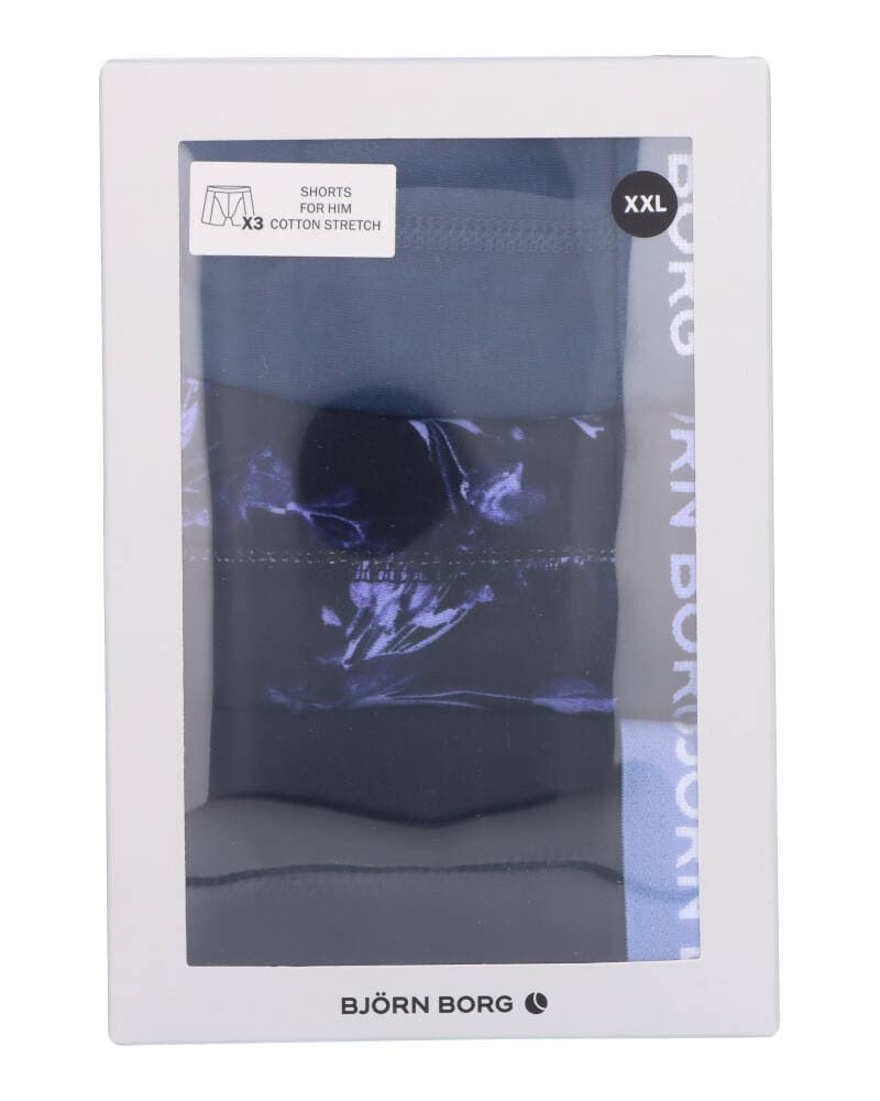 Björn Borg Cotton Stretch Shorts 3-Pack Str. XXL 3 stk.