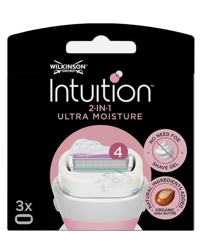 Wilkinson Sword Intuition 2 In 1 Ultra Moisture 3 stk.