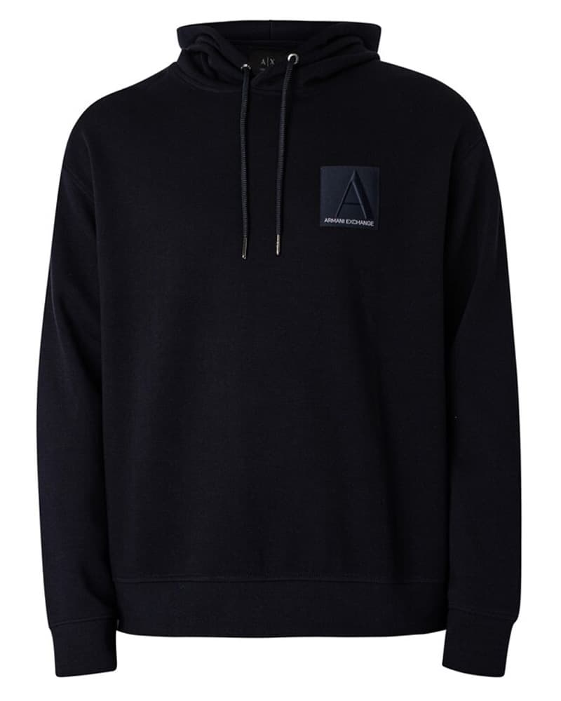 Armani Exchange Box Logo Pullover Hoodie Str. XXL