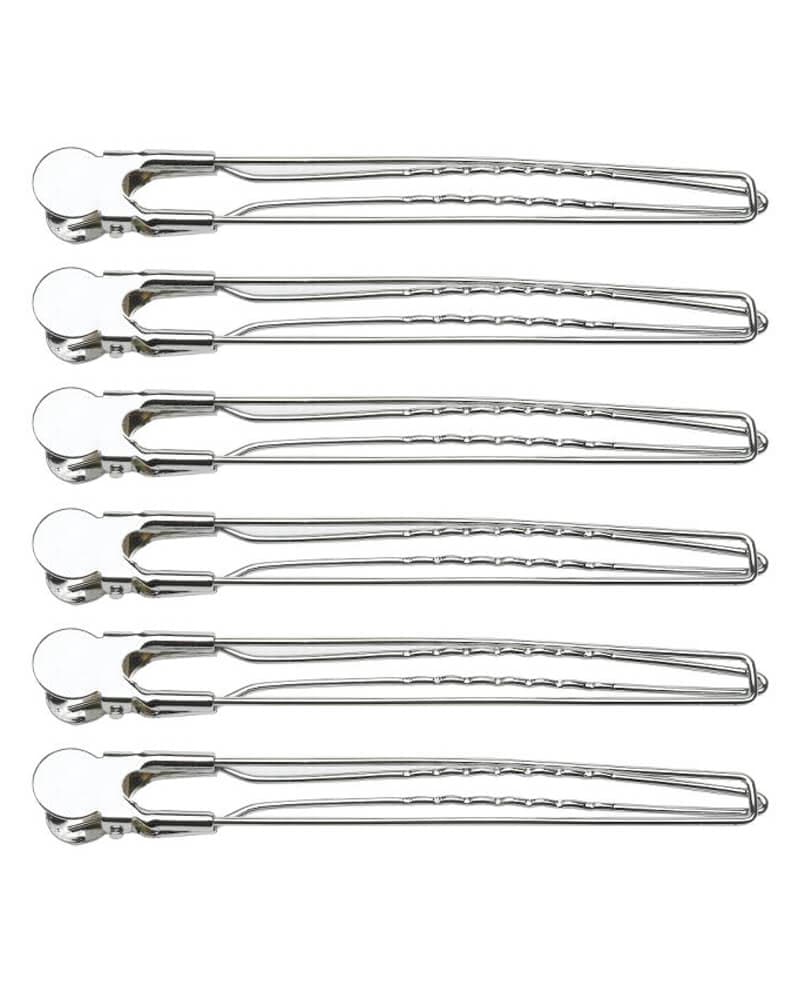 Sibel Sectioning Metal Hårklemmer 12cm - Ref. P003007 12 stk.