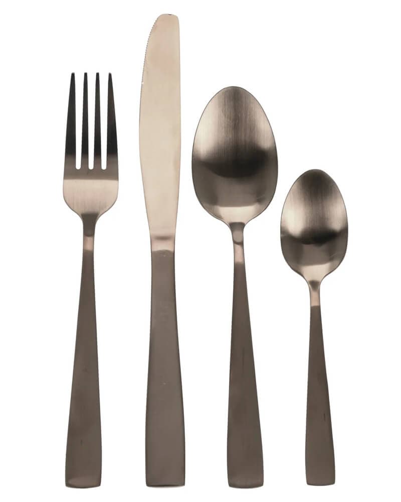 Excellent Houseware Gold Cutlery 16 Pcs 16 stk.