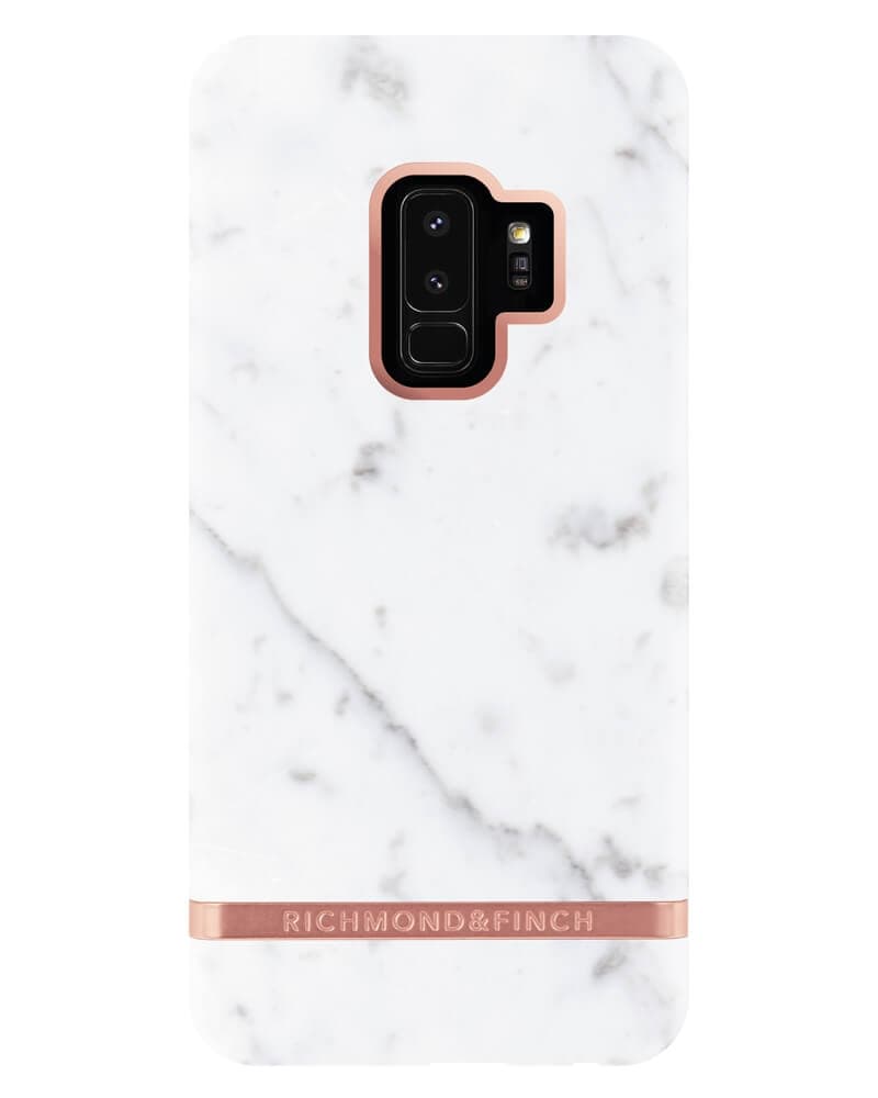 Richmond And Finch White Marble - Rose Samsung S9 PLUS Cover (U)
