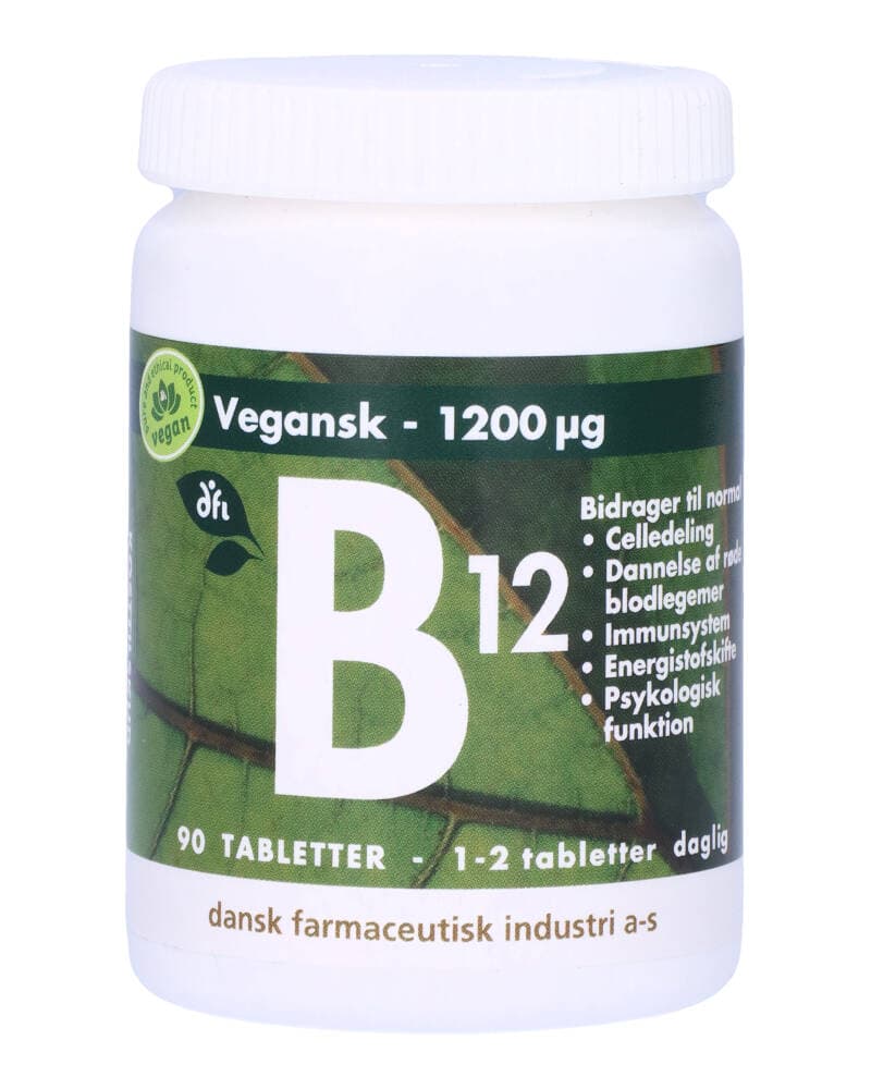 Berthelsen Naturprodukter - B12 1200 ug 90 stk.