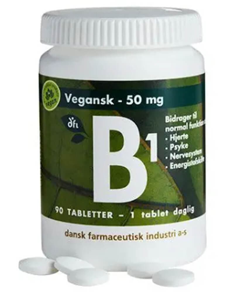Berthelsen Naturprodukter - B1 50mg 90 stk.