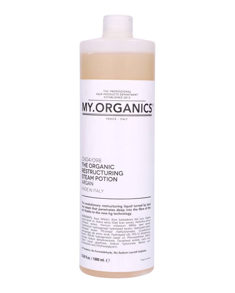 My.Organics The Organic Restructuring Steam Potion Argan 1000 ml
