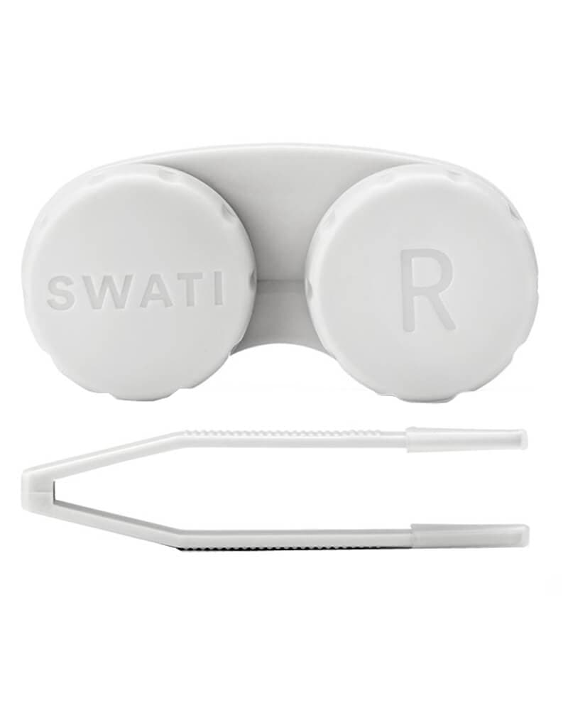 SWATI Cosmetics Lens Case & Tweezer