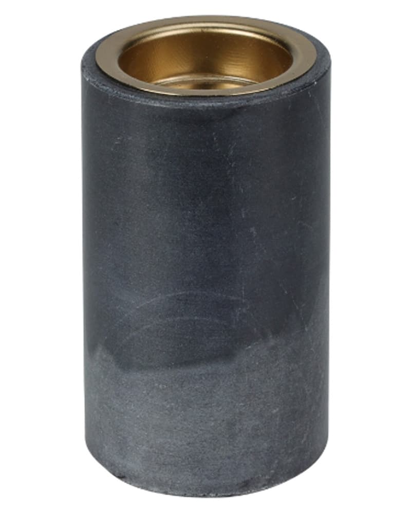 Excellent Houseware Marble Tealight Holder Grey 6 x 10 cm