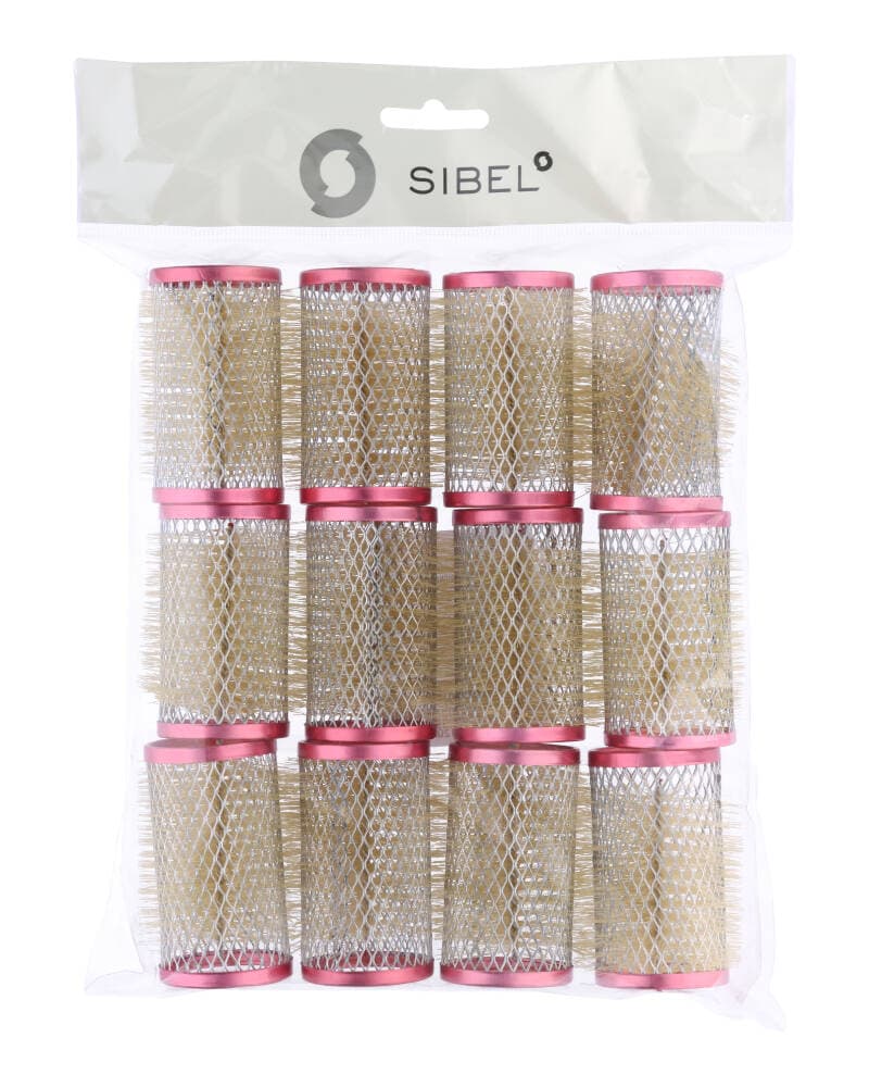Sibel Metal Rollers Pink 36mm Ref. P001380 12 stk.