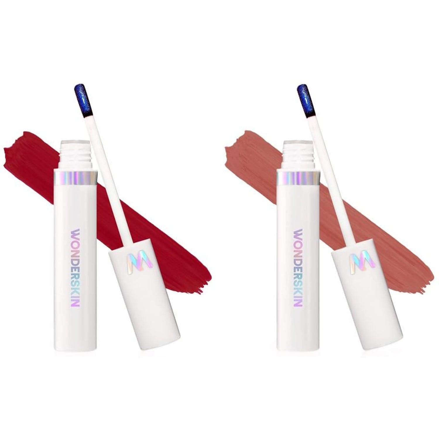 Wonderskin Wonder Blading Lip Stain Masque Burgundy & Chestnut Duo - 8 ml