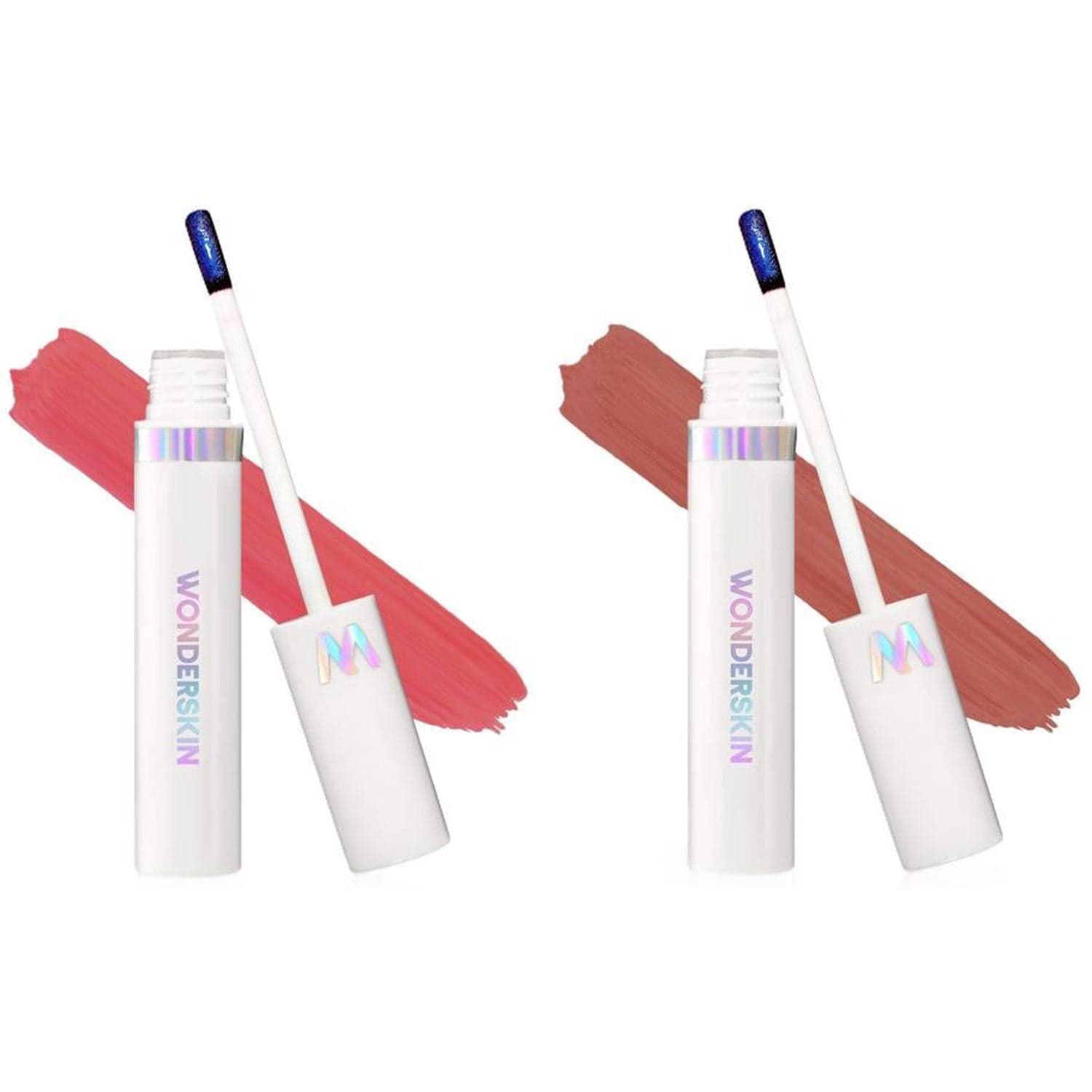 Wonderskin Wonder Blading Lip Stain Masque Cool Rose & Chestnut Duo - 8 ml