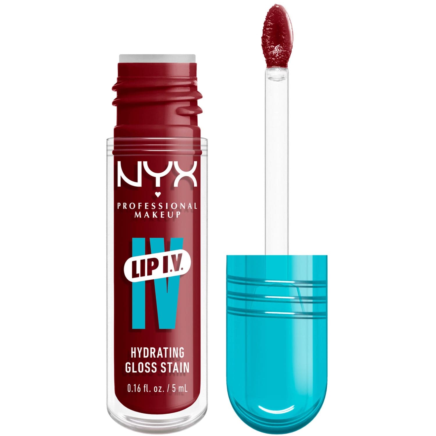 NYX Professional Makeup Lip I.V. Hydrating Gloss Stain 13 Cranberry Splash - 5 ml